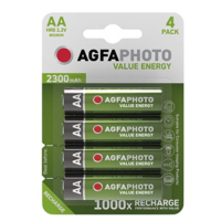 Agfaphoto Oplaadbare AA / HR06 Ni-Mh Batterijen (4 stuks, 2300 mAh)  290028
